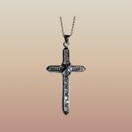 925 Sterling Silver  Cruz Zirconia / Pendant